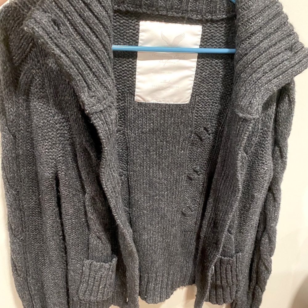 American Eagle Button-Up Sweater